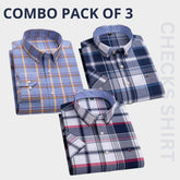 Premium Imported 100% High Quality Check Shirt | Full/Half Sleeve | With Pocket |(FS-107)